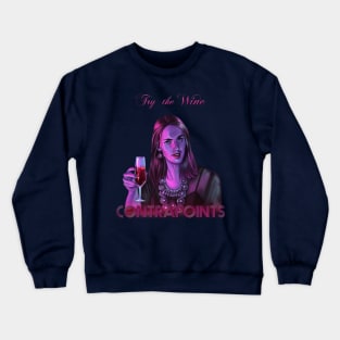 Try the Wine Cutout Crewneck Sweatshirt